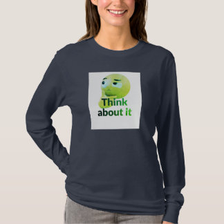 T-Shirt à manches longues pour femmes avec un émoj