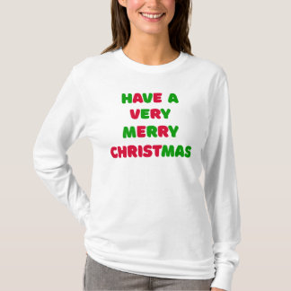 T-Shirt à manches longues pour femmes de Noël