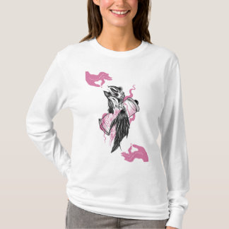 T-shirt à manches longues pour femmes Halloween Ra
