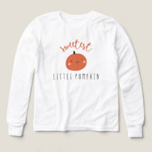 T-shirt à manches longues pour petits citrouilles