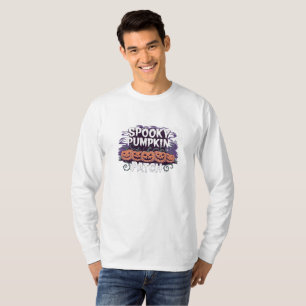 T-Shirt à manches longues Spooky Pumpkin Patch Hal