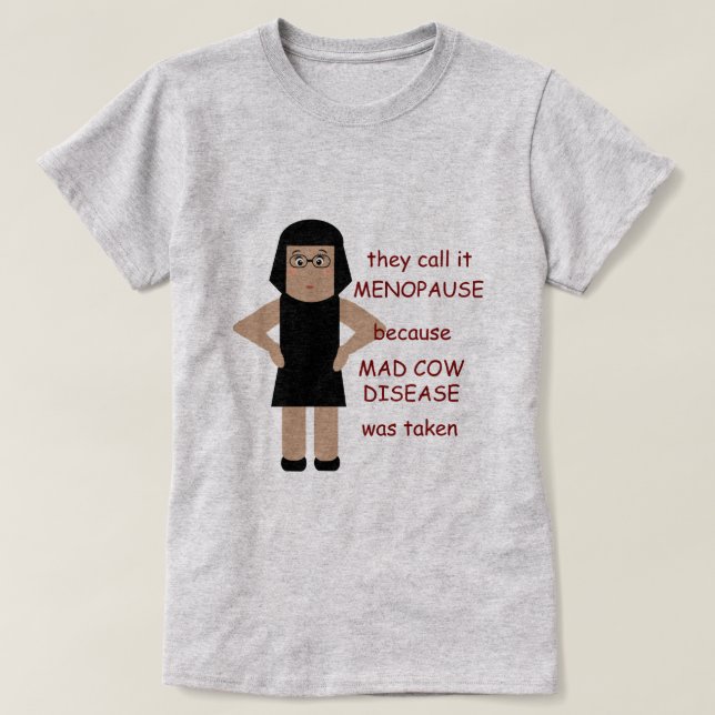 T-shirt A Ménopause amusant (Design devant)