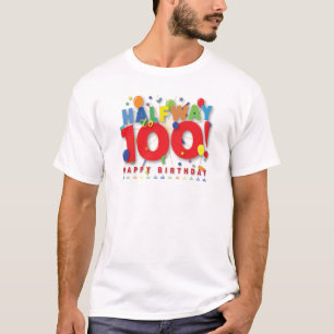 T-shirt À mi-chemin à 100 !