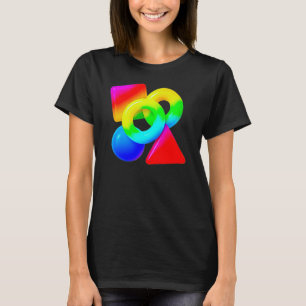 T-shirt, a mixture of colored geometric shapes. T-Shirt