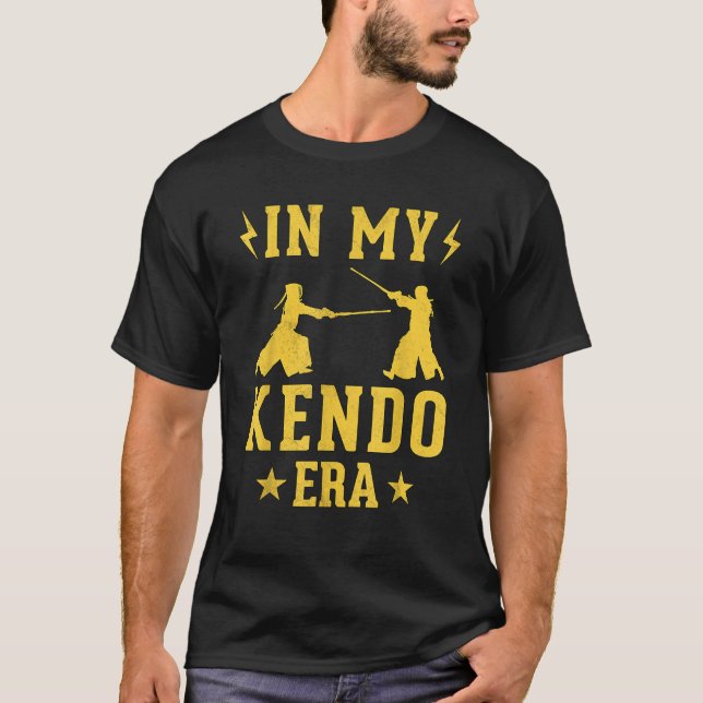 T-shirt À Mon Époque Kendo, Les Arts Martiaux Japonais Pas (Devant)