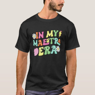 T-shirt à Mon Ère de Maestra Professeur d'Espagnol Bilingu