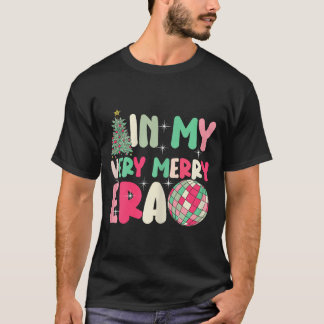 T-shirt À mon ère très joyeuse - Noël mignon groovy