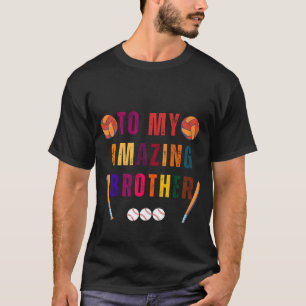 T-shirt À mon incroyable frère Fête des frères