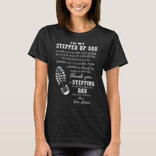 T-shirt À Mon Père À La Tête Happy Fête des pères Stepdad