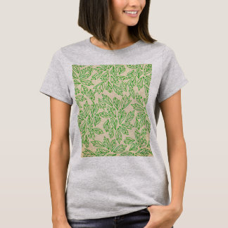 T-Shirt à motif de feuille inspiré de la nature