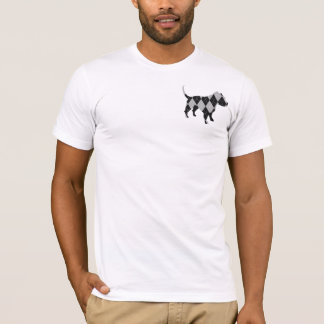 T-shirt à motifs de losanges - Pitbull