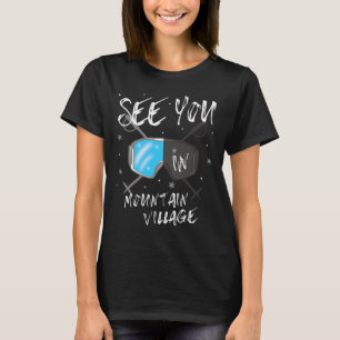 T-shirt À Mountain Village Colorado Vacances Ski