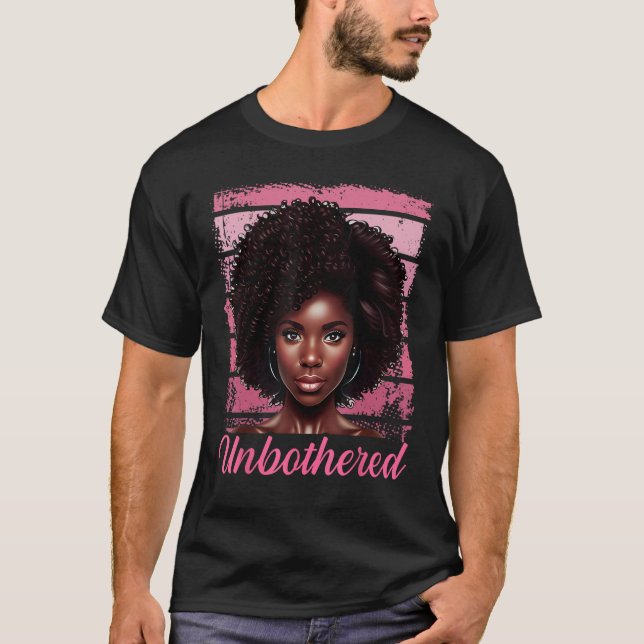 T-shirt A Natural Flair for Being Unbothered (Devant)