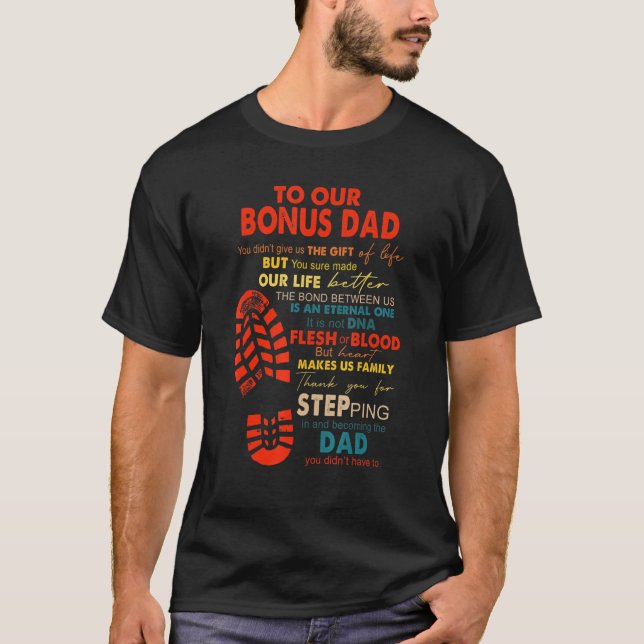 T-shirt À Notre Bonus Papa Nouvelle Annonce Super Papa (Devant)