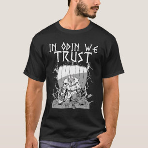 T-shirt À Odin Nous Avons Confiance En La Valhalla Viking 
