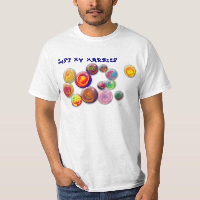 T-shirt A perdu ma chemise de marbres (Devant)