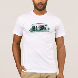 T-shirt à pinceau blanc et vert Blakgraz