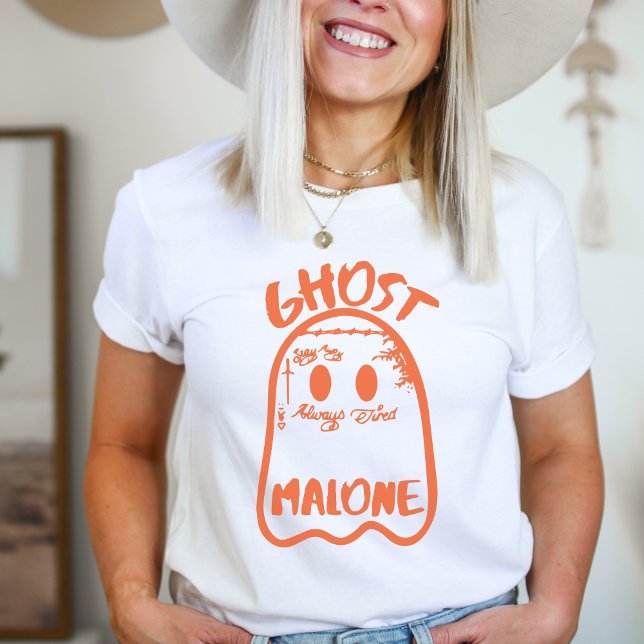 T-shirt à pistolet Malone - Automne + Halloween Ap (Ghost Malone Shirt)