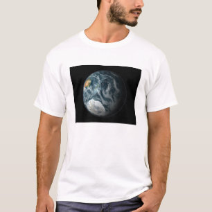 T-shirt À pleine vue de la terre accentuant l'Antarctique