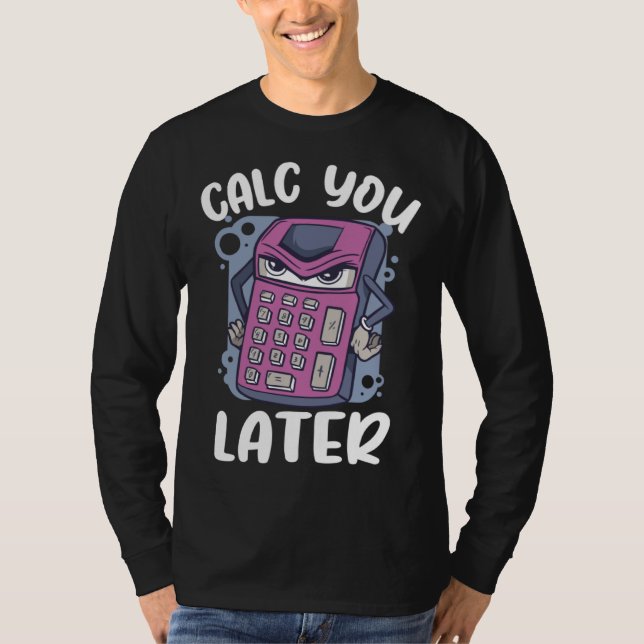 T-shirt À plus calculatrice  Comptable (Devant)