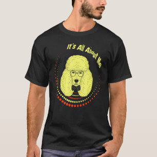 T-shirt À propos de moi Poodle