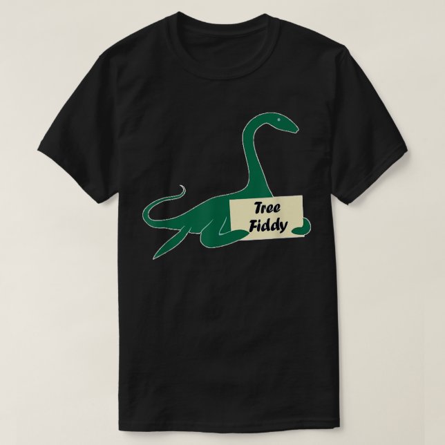 T-shirt À propos de Tree Fiddy Funny Loch Ness Monster Tee (Design devant)