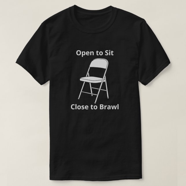 T-shirt A proximité de Brawl Alabama Chaise pliante T-shir (Design devant)