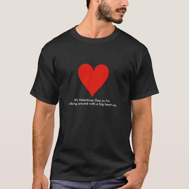 T-shirt A réussi un grand coeur (Devant)
