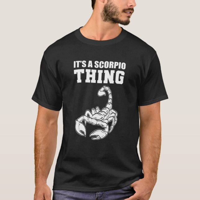 T-shirt A Scorpio Thing   Person (Devant)