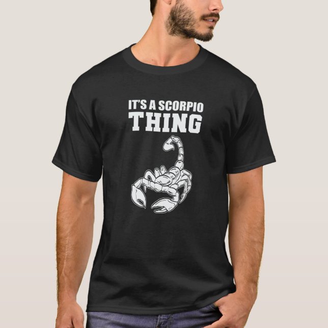 T-shirt A Scorpio Thing  Person (Devant)