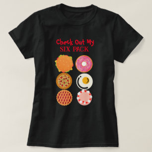 T-shirt à six pack amusant