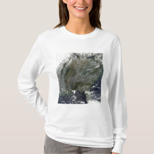 T-shirt A soleil-comme le motif des nuages à haute