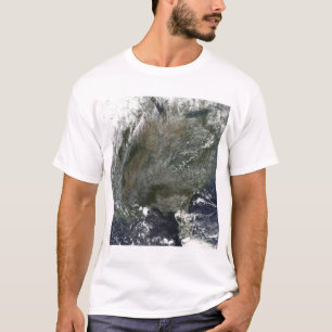 T-shirt A soleil-comme le motif des nuages à haute