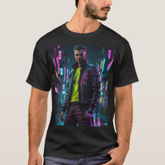 T-shirt à thème Cyberpunk