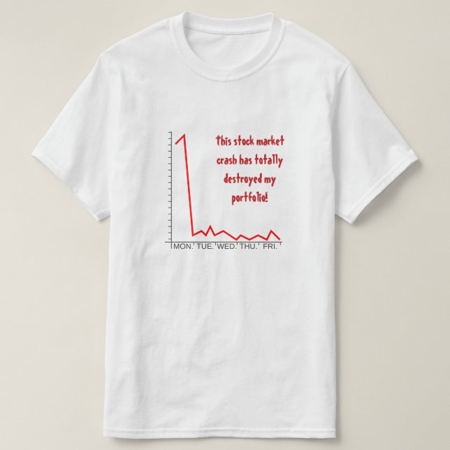 T-shirt "... a totalement détruit mon portefeuille !" (Design devant)