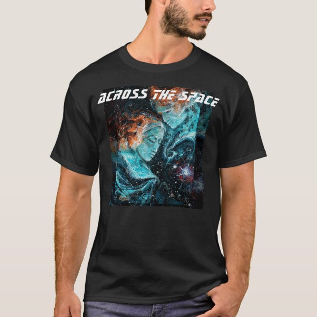T-shirt À travers l'espace (Devant)