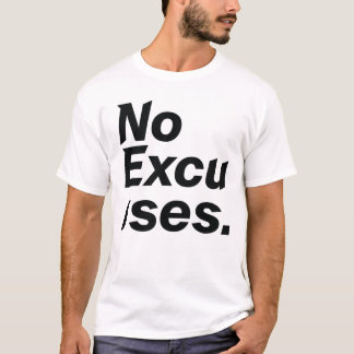 T-Shirt à typographie audacieuse et motivante "No 