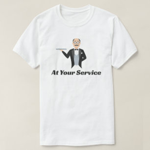 T-Shirt À Votre Service Butler