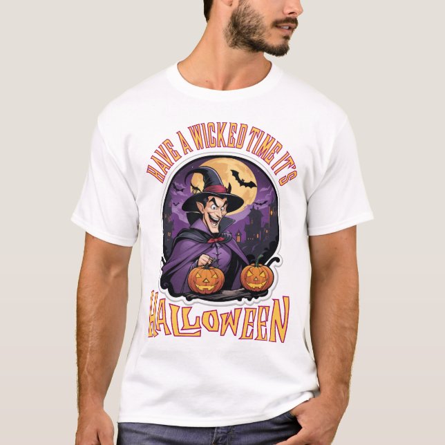 T-shirt A Wicked Time C'est Halloween (Devant)