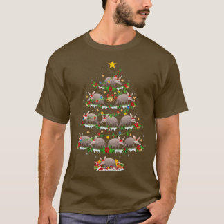 T-shirt Aardvark Lover Xmas Lights Aardvark Christmas Tree