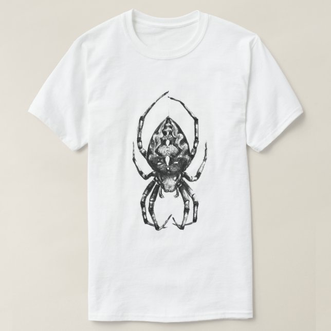 T-shirt Aart Barn Spider White (Design devant)