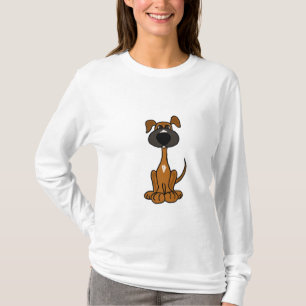 T-shirt AB chemise mignonne de bande dessinée de chiot