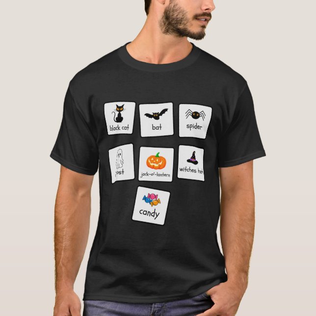 T-shirt Aba Halloween Special Education Teacher Behavior Y (Devant)
