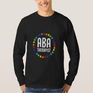 T-shirt Aba Thérapiste Mentorat Comportement Analyste Auti