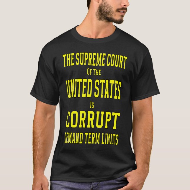 T-shirt Abandonner la Cour - Les juges de la Cour suprême (Devant)