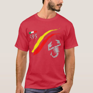 T-shirt Abarth 595 Scorpion Black Car