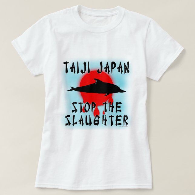 T-shirt Abattage de Taiji (Design devant)