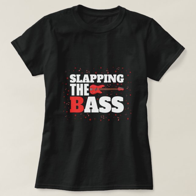 T-shirt Abattez Les BA Guitare Bass Player Baid Musique (Design devant)