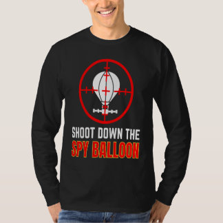 T-shirt ABATTRE LE BALON ESPION ballon espion chinois