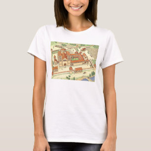 T-shirt Abbaye romane. Modèle